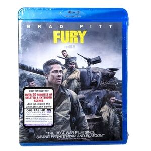 Fury Blue Ray DVD Brad Pitt World War 2 Film Unopened WW2